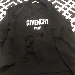 Black Givenchy Paris sweater